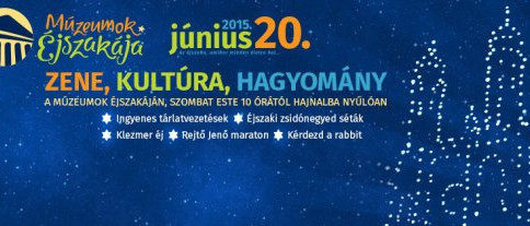 Múzeumok éjszakája – az éjszaka, amikor minden életre kel…