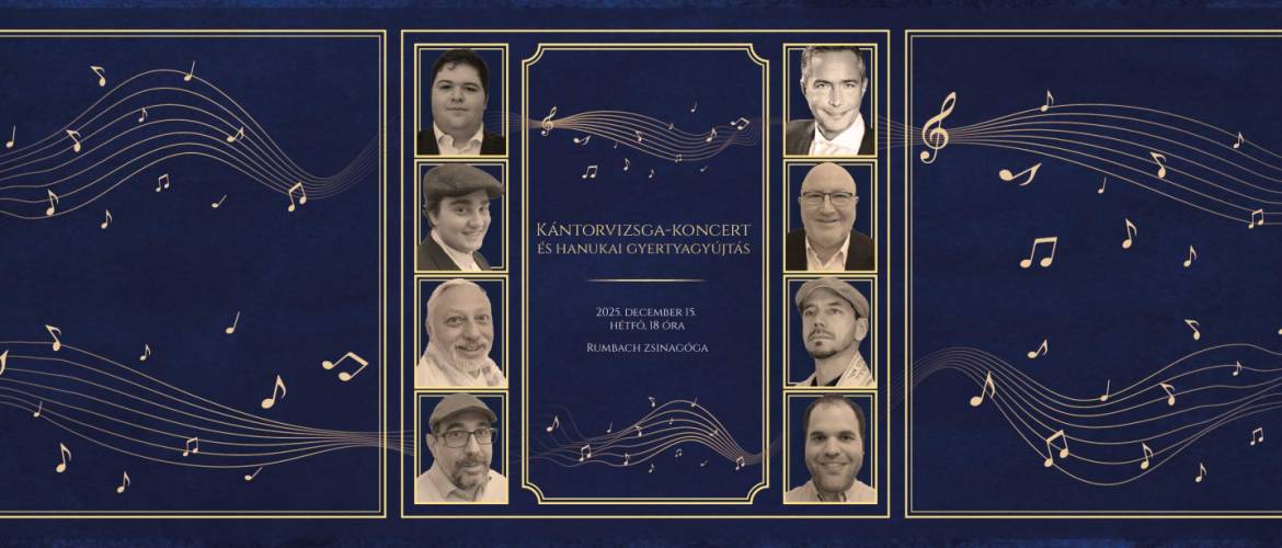 Hanuka 2025 – Kántorvizsga-koncert és ünnepi gyertyagyújtás a Rumbachban