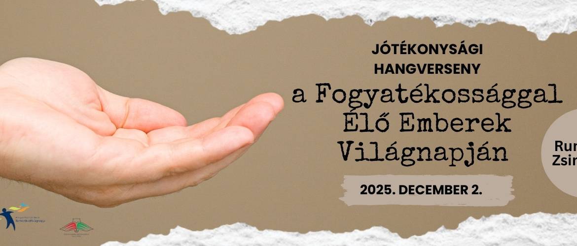 Jótékonysági hangverseny a Fogyatékossággal Élő Emberek Világnapján a Rumbacban