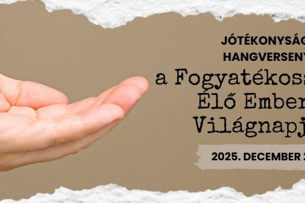 Jótékonysági hangverseny a Fogyatékossággal Élő Emberek Világnapján a Rumbacban