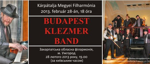 Határon túl: Ungváron és Lembergben koncertezik a Budapest Klezmer Band