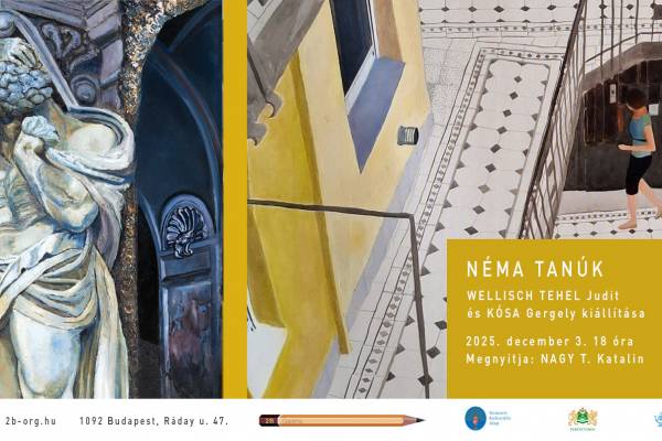 Néma tanúk: Wellisch Tehel Judit és Kósa Gergely kiállítása a 2B Galériában