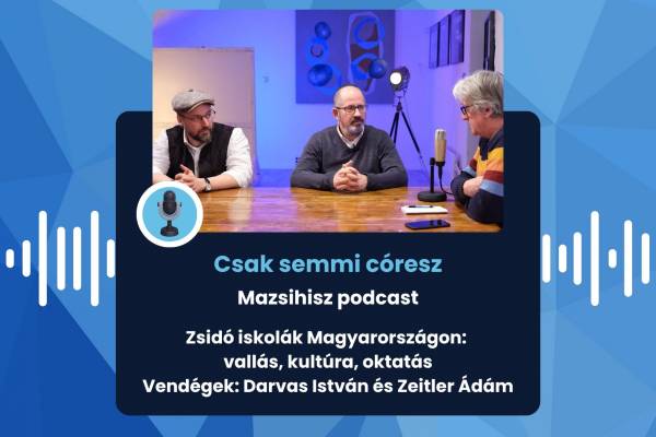 Mazsihisz podcast – Zsidó iskolák Magyarországon: vallás, kultúra, oktatás