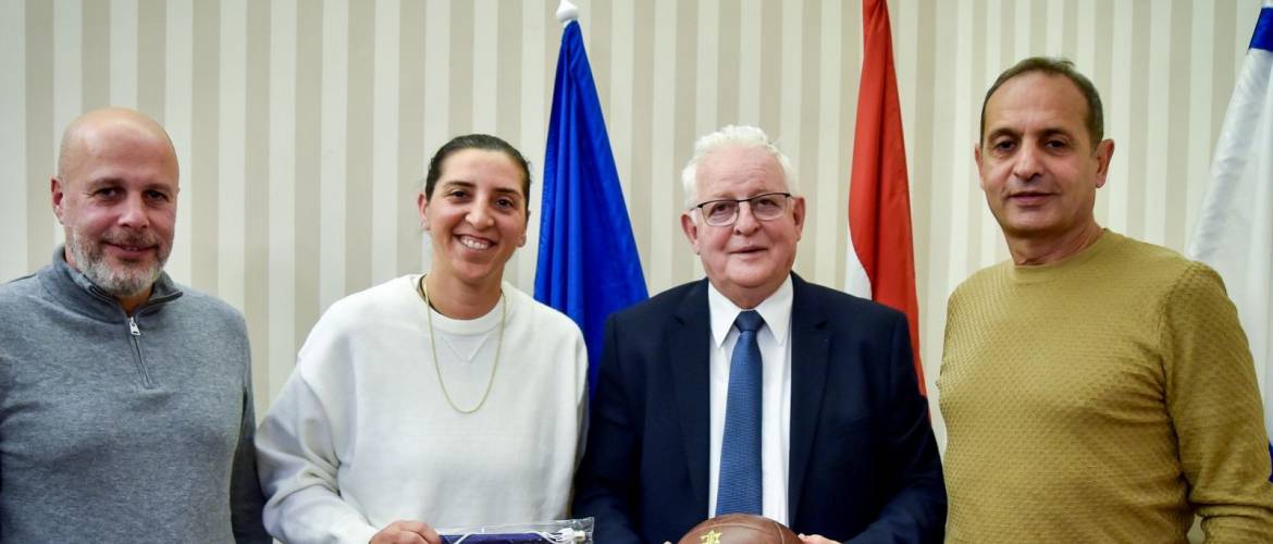 Maccabi Israel-küldöttség járt a Mazsihisz elnökénél