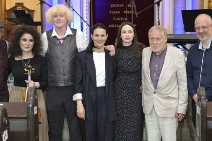 Jótékonysági koncert az EMEMA javára a Hegedűs Gyula utcai zsinagógában
