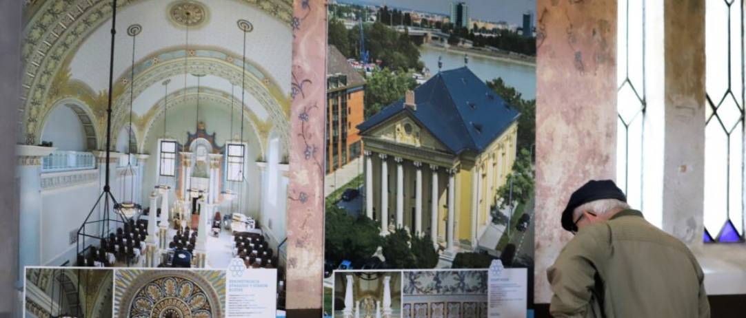 A magyar zsinagógákat bemutató tárlatot Lengyelországban is kiállítják