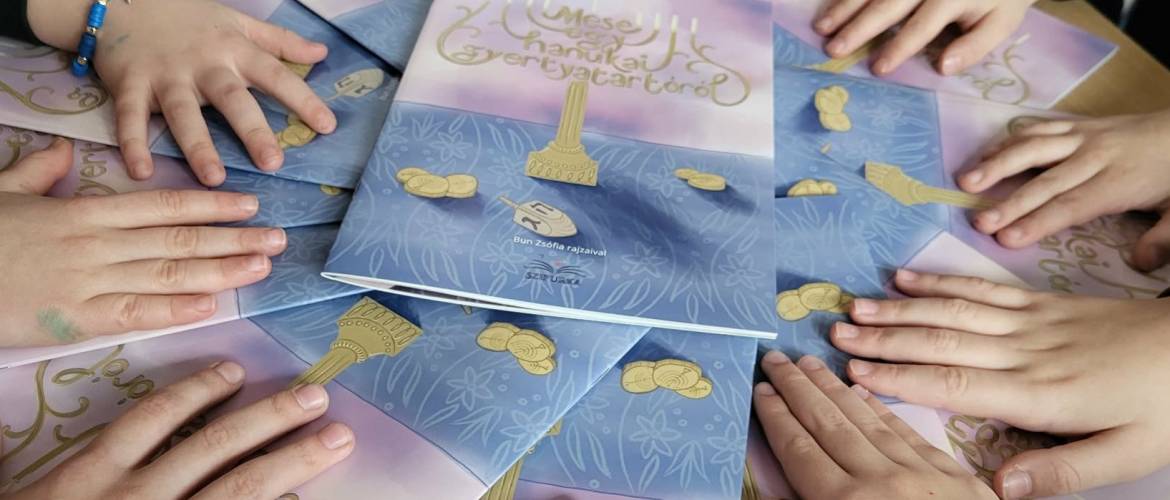 Hanukai ajándék a Scheiber diákjainak