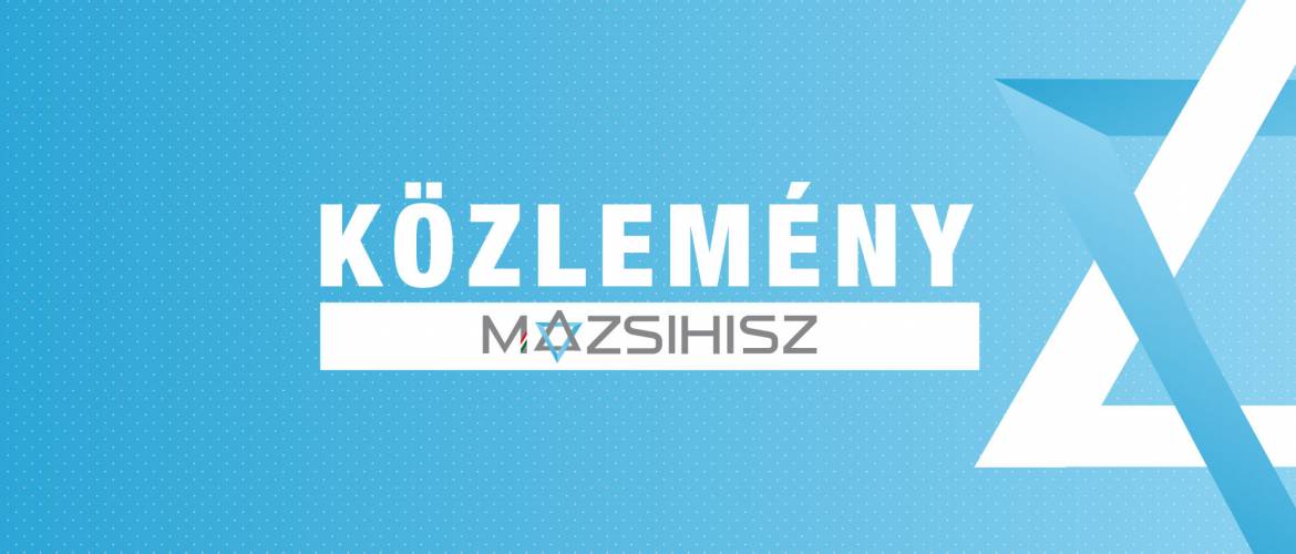 A Mazsihisz üdvözli a tűzszünetet, de a teljes siker az összes túsz kiszabadítása lesz