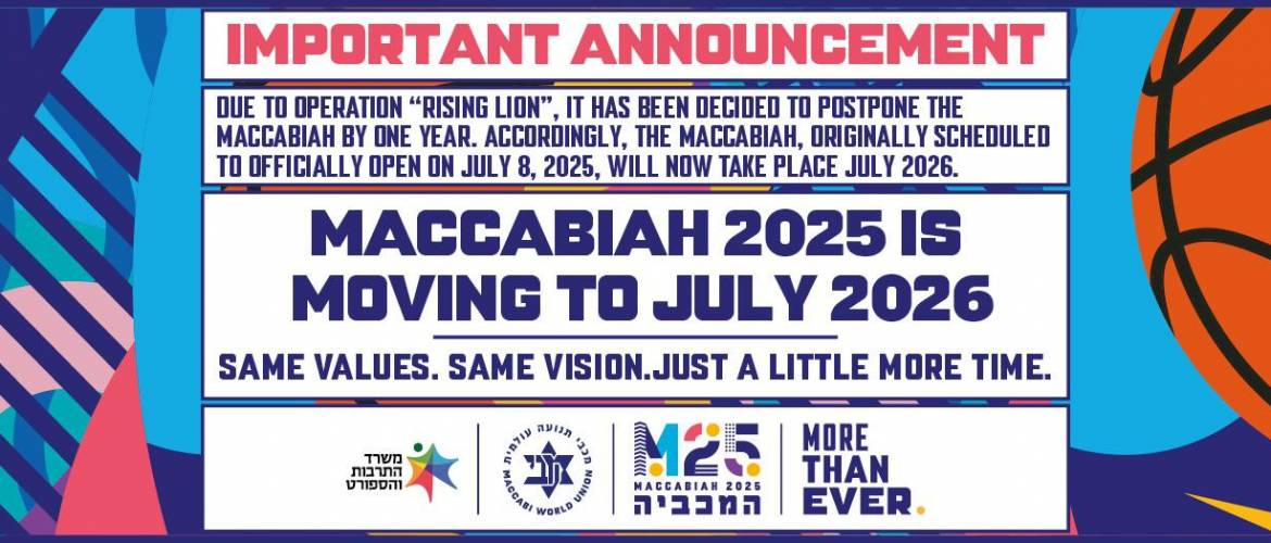 Az izraeli-iráni konfliktus miatt 2026-ra halasztották a Maccabi játékokat