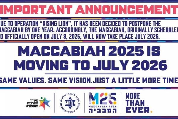 Az izraeli-iráni konfliktus miatt 2026-ra halasztották a Maccabi játékokat