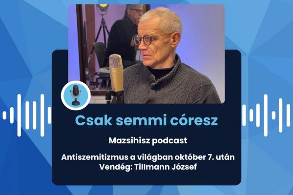 Mazsihisz podcast: Antiszemitizmus, Izrael-ellenesség a világban október 7. után