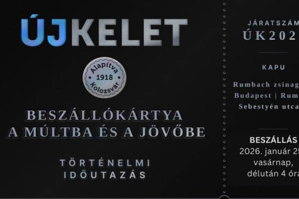107 éves az Új Kelet: Ünnepi lapbemutató és időutazás a Rumbachban