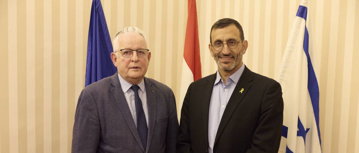 A Cionista Világszervezet (WZO) egyik legfőbb vezetőjét fogadta a Mazsihisz elnöke