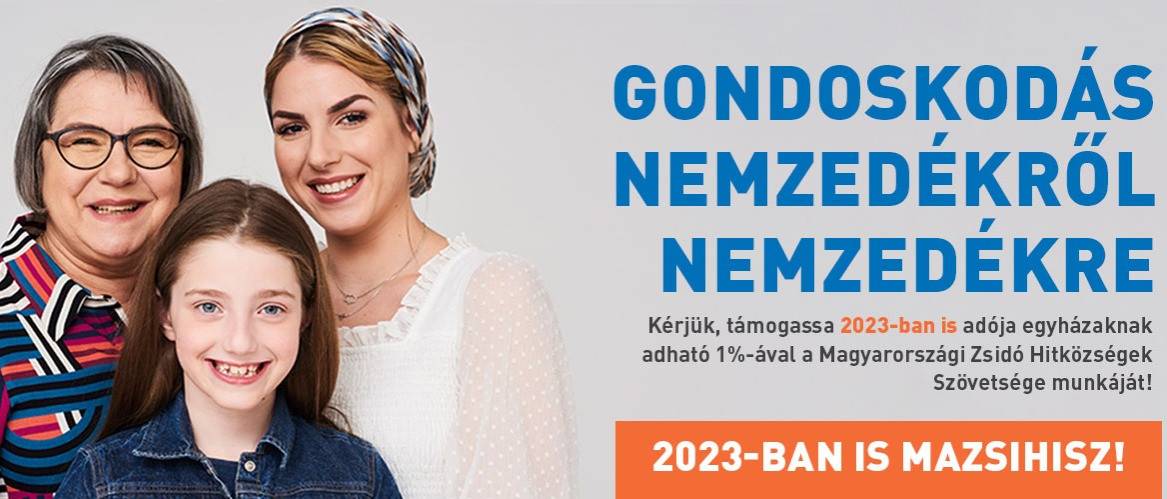 Mazsihisz: Idén is számítunk az adófelajánlásokra!