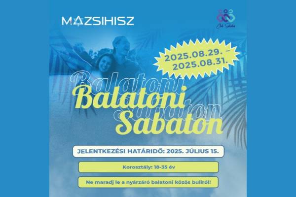 SabaTon-BalaTon – Zárd a nyarat a Club Sababa fiatal csapatával Balatonfüreden!