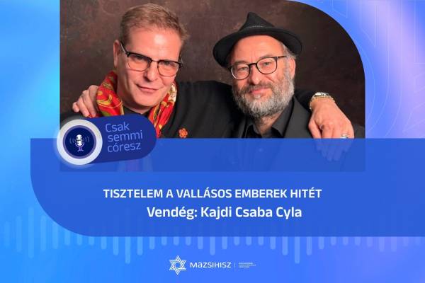 Kajdi Csaba Cyla: Tisztelem a vallásos emberek hitét | Mazsihisz podcast