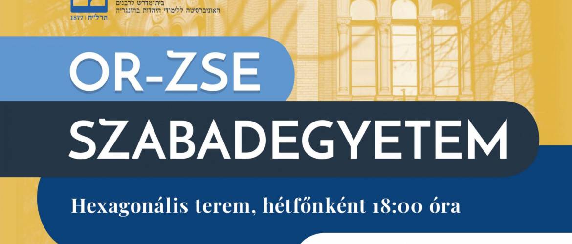 Itt az új félév, megkezdődtek az OR-ZSE Szabadegyetem előadásai