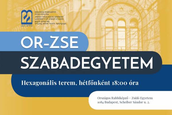 Itt az új félév, megkezdődtek az OR-ZSE Szabadegyetem előadásai