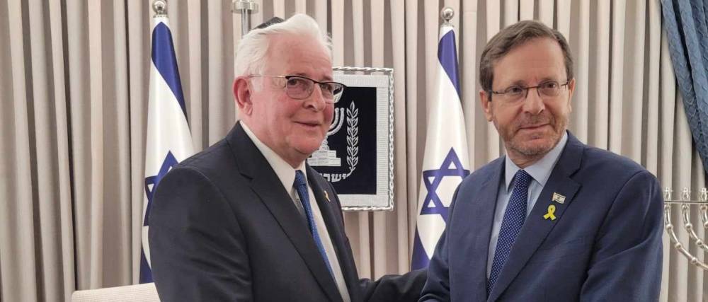 Izrael elnökévek találkozott Grósz Andor, a Mazsihisz elnöke | Mazsihisz