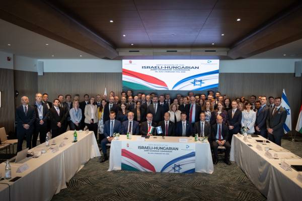 Ülésezett a Magyar-Izraeli Gazdasági Vegyes Bizottság Izraelben