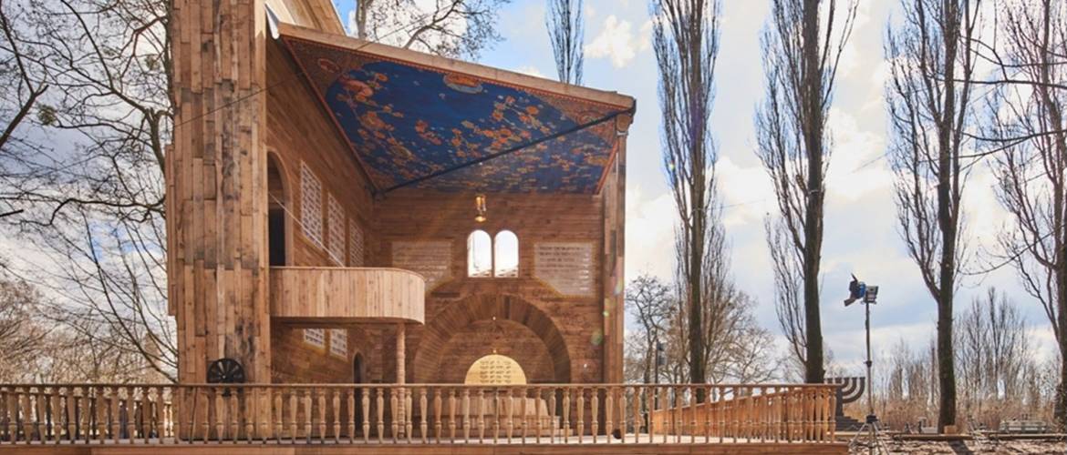 Kinyitható pop-up zsinagóga épült a Babij Jar-i mészárlás helyszínén