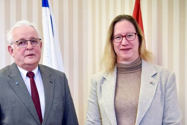 A Mazsihisz elnökével folytatott megbeszélést Maja Kados, Izrael Állam magyarországi nagykövete