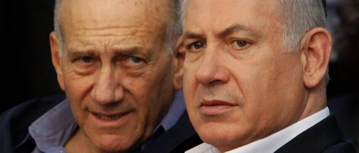 Volt miniszterelnökök a bíróságon: sikertelenül zárult Netanjahu és Olmert békéltető tárgyalása