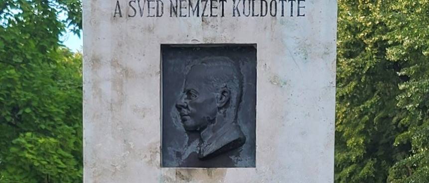 Raoul Wallenbergre emlékeztünk 113. születésnapja alkalmából a Szent István parkban a Raoul Wallenberg emlékműnél