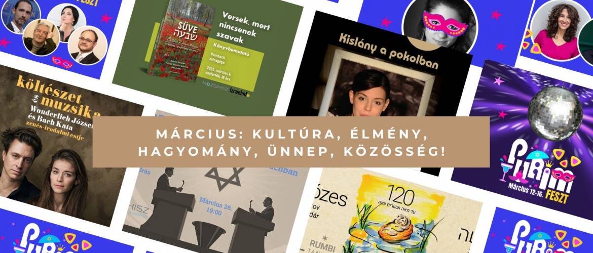 Március: kultúra, élmény, hagyomány, ünnep, közösség!