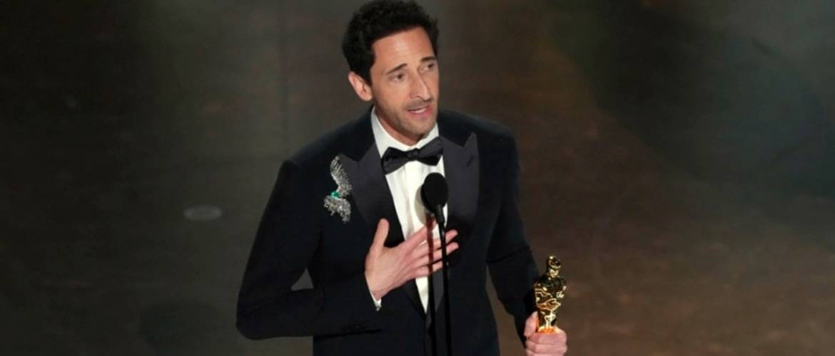 Adrien Brody nyerte a legjobb férfi főszereplőnek járó Oscar-díjat