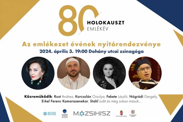The Year of Remembrance – Stars at the Opening Concert in the Dohány Street Synagogue