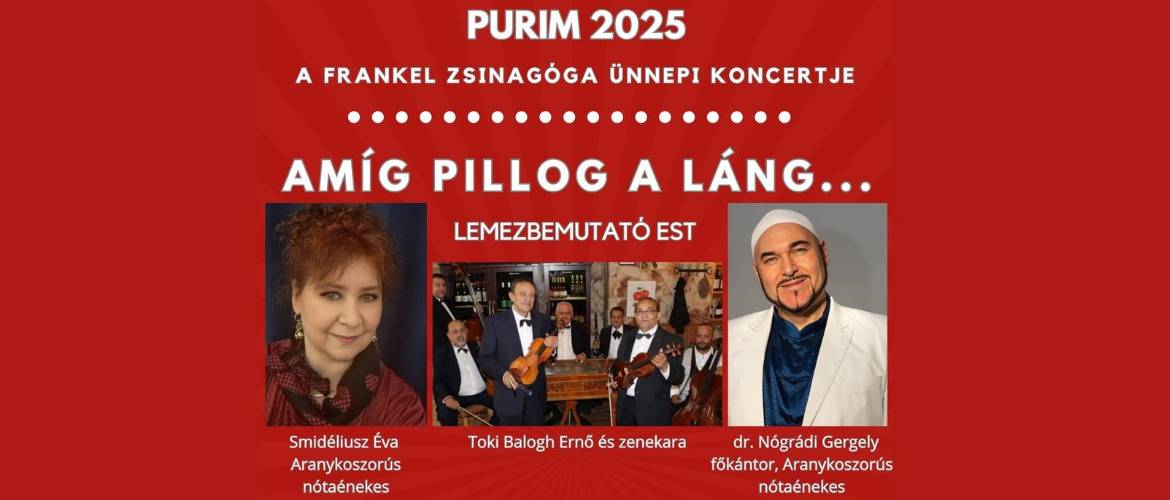 Amíg pillog a láng – Purimi buli a Frankelben