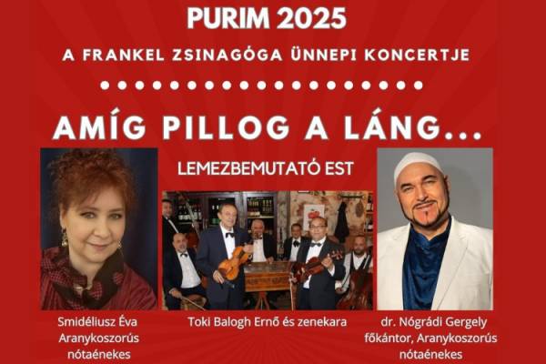 Amíg pillog a láng – Purimi buli a Frankelben