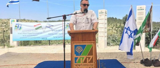 Faültetéssel ünnepli Izrael fennállásának 70. évfordulóját a Mazsihisz