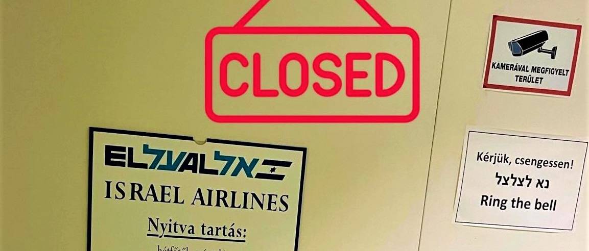 Bezár az EL AL izraeli légitársaság budapesti irodája