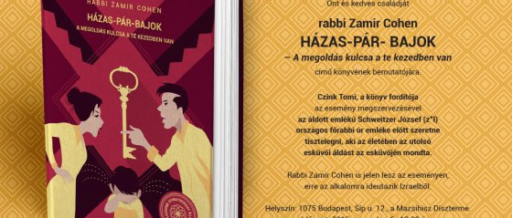 Meghívó könyvbemutatóra: HÁZAS-PÁR-BAJOK – A megoldás a te kezedben van