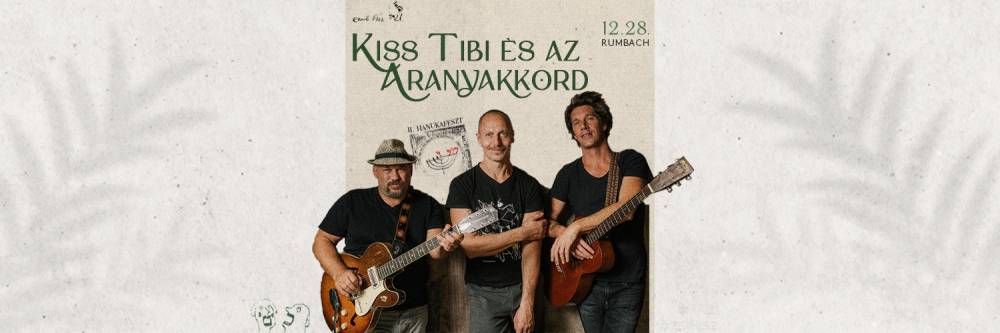 Kiss Tibi és az Aranyakkord koncert: HanukaFeszt2024 | Mazsihisz