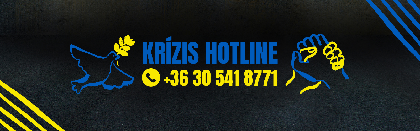 Krízisvonal az ukrajnai menekülteknek