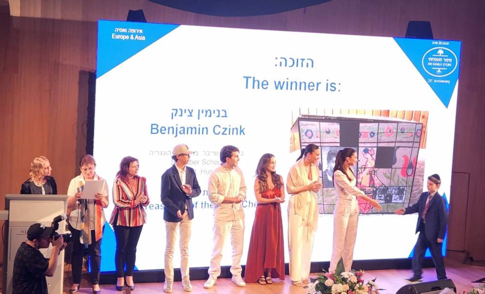 A scheiberes Czink Benjámin díjkiosztó gálán Izraelben | Mazsihisz