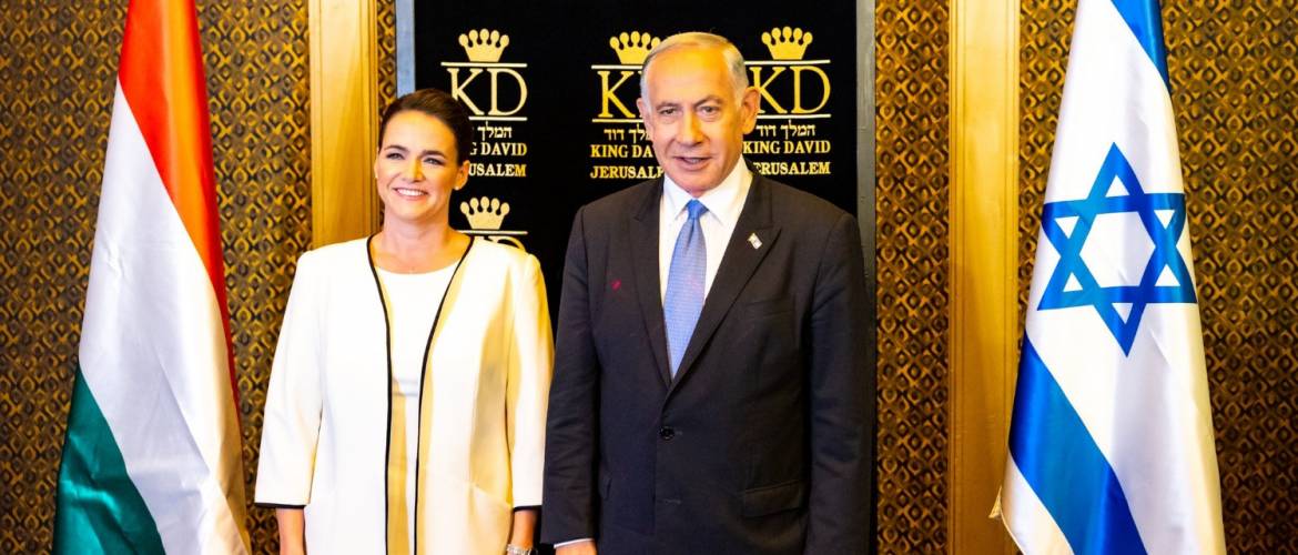 Novák Katalin: Magyarország és Izrael is a békét képviseli