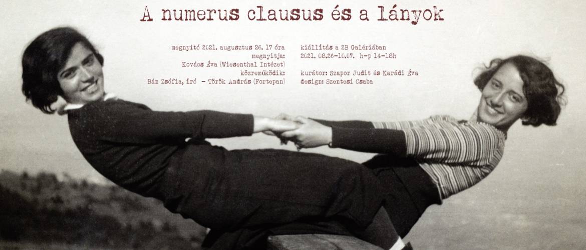 A numerus clausus és a lányok a 2B Galéria új kiállításának fókuszában