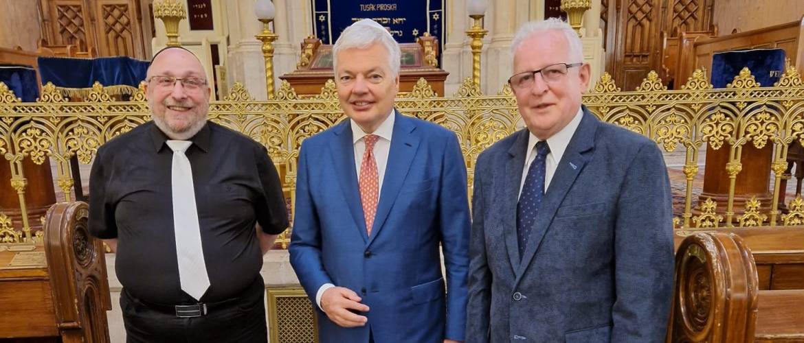 Magas rangú belga politikussal tárgyalt a Mazsihisz elnöke