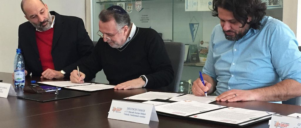 Együttműködési megállapodást kötöttek a zsidó média képviselőivel a Maccabi Európa Játékok szervezői