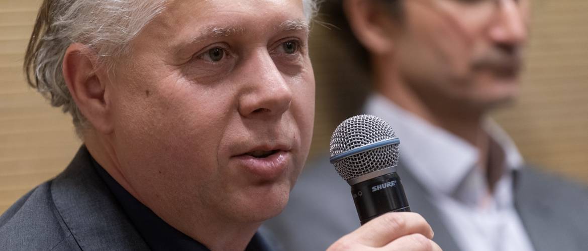 Dr. Zima András történész a Bét Jehuda zsinagógakörzet mai kiddusvendége