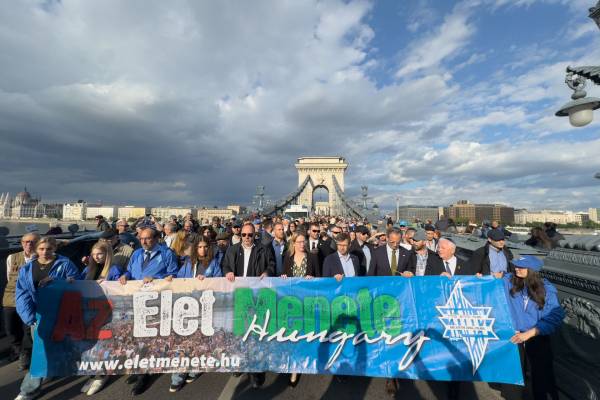 A Mazsihisz elnöke az Élet Menetén: „A Prédikátornak igaza volt"