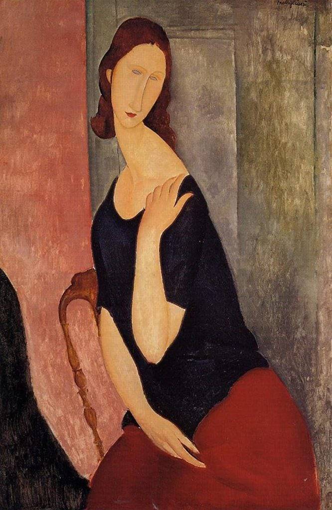 Jeanne Modigliani festményén