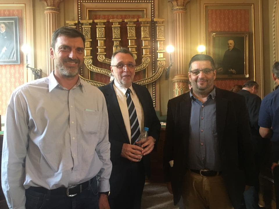 Horváth József, Heisler  András és Goldmann Tamás