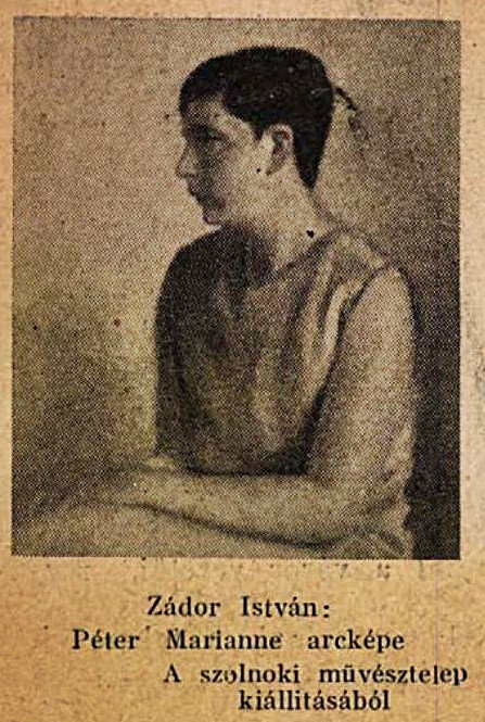 Péter Marianne arcképe Zádor istván Színházi Élet 1925. 39.jpg