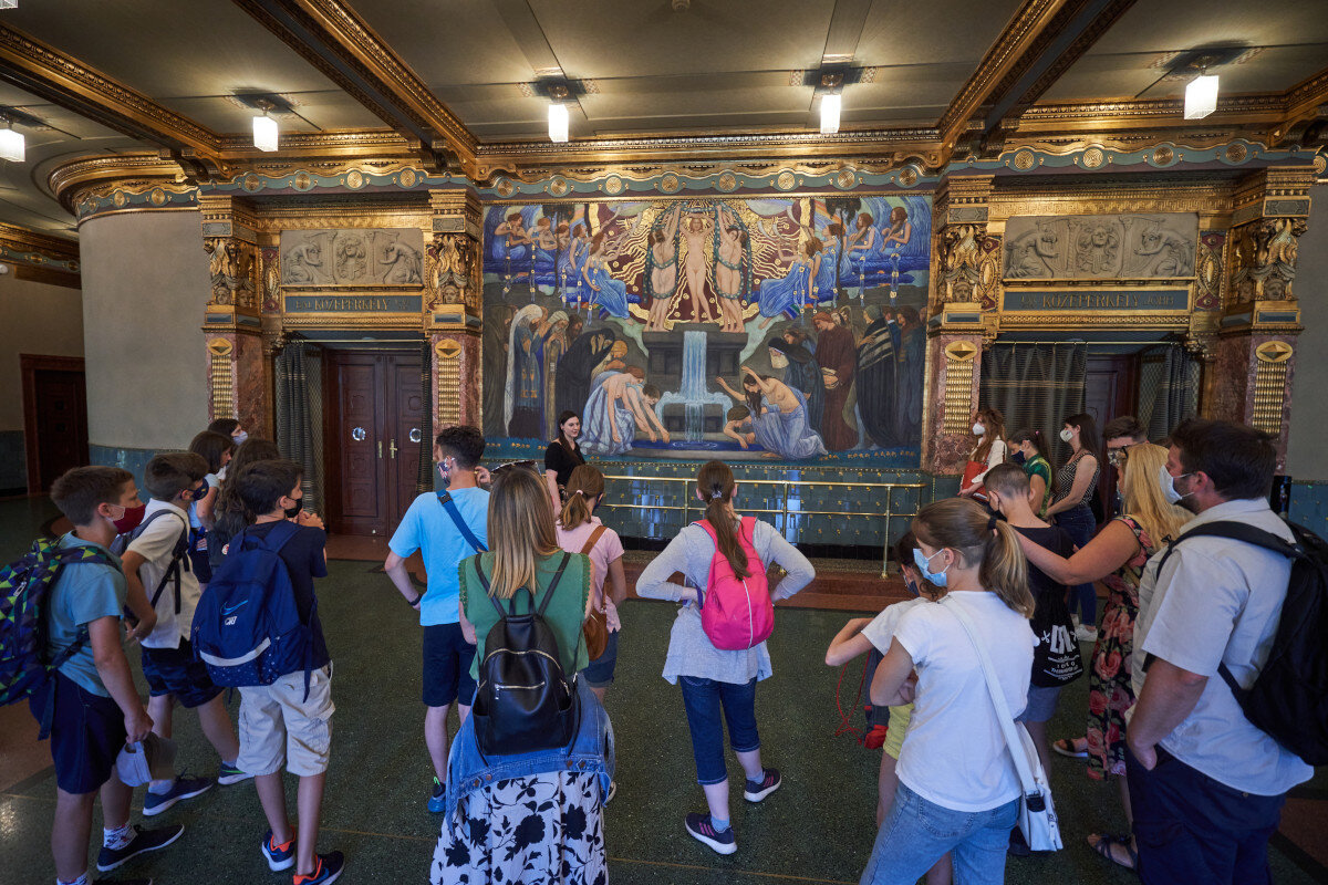 Június 16-án a diákok a Zeneakadémiát is bejárhatták (Fotó: Valuska Gábor)