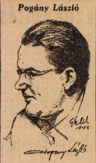 Pogány László a Világ c. lapban (1949)